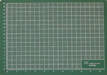 Dollhouse Miniature 4 X 4 (Green) Self-Healing Cutting Mat